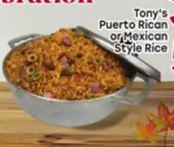Tony’s Fresh Market Tony's Puerto Rican or Mexican Style Rice offer