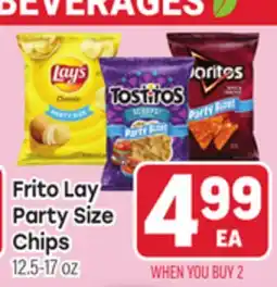 Tony’s Fresh Market Frito Lay Party Size Chips offer
