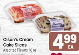 Tony’s Fresh Market Olson's Cream Cake Slices offer