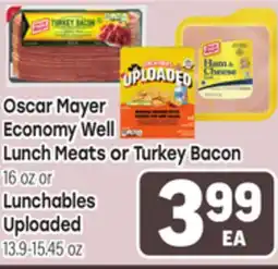 Tony’s Fresh Market Oscar Mayer Economy Well Lunch Meats 16 oz or Lunch Meats or Lunchables Uploaded 13.9-15.45 oz offer