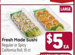 Tony’s Fresh Market Fresh Made Sushi offer