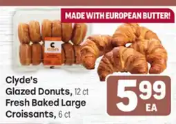 Tony’s Fresh Market Clyde's Glazed Donuts Fresh Baked Large offer