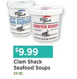 Heinen's Clam Shack Seafood Soups offer