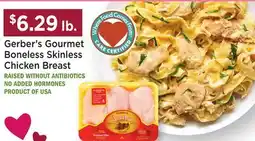 Heinen's Gerber's Gourmet Boneless Skinless Chicken Breast offer