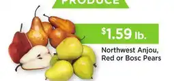 Heinen's Northwest Anjou, Red or Bosc Pears offer