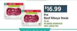 Heinen's Pre Beef Ribeye Steak offer