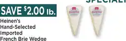 Heinen's Heinen's Hand-Selected Imported French Brie Wedge offer