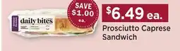 Heinen's Prosciutto Caprese Sandwich offer