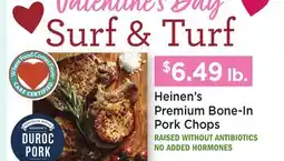 Heinen's Heinen's Premium Bone-In Pork Chops offer