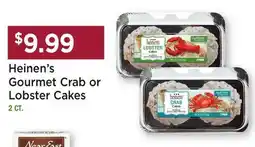 Heinen's Heinen's Gourmet Crab or Lobster Cakes offer