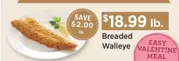 Heinen's Breaded Walleye offer