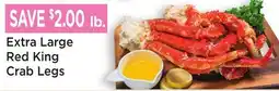 Heinen's Extra Large Red King Crab Legs offer