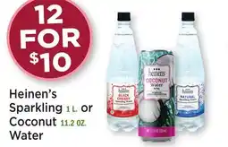 Heinen's Heinen's Sparkling 1 L. or Coconut 11.2 OZ. Water offer