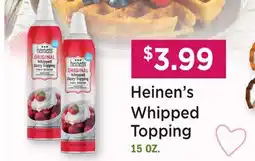 Heinen's Heinen's Whipped Topping offer