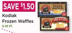 Heinen's Kodiak Frozen Waffles offer
