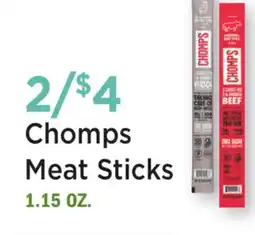 Heinen's Chomps Meat Sticks offer