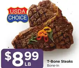 Food 4 Less T-Bone Steaks offer