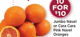 Heinen's Jumbo Navel or Cara Cara Pink Navel Oranges offer