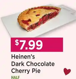 Heinen's Heinen's Dark Chocolate Cherry Pie offer