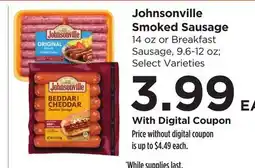 Food 4 Less Johnsonville Smoked Sausage offer
