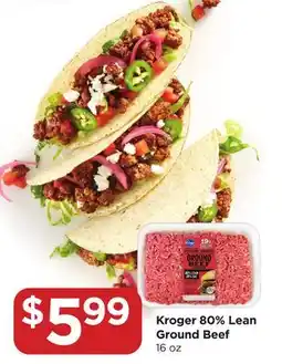 Food 4 Less Kroger 80% Lean Ground Beef offer