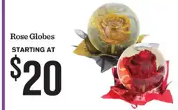 Mariano's Rose Globes offer
