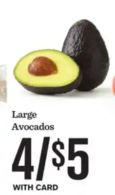 Mariano's Large Avocados offer