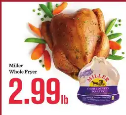 Mariano's Miller Whole Fryer offer