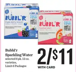 Mariano's Bubbl'r Sparkling Water offer
