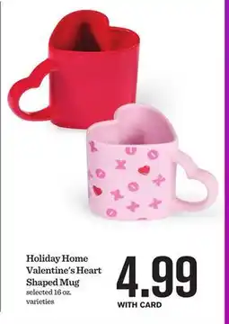 Mariano's Holiday Home Valentine's Heart Shaped Mug offer