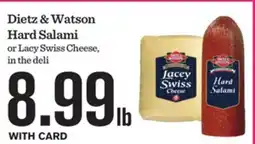 Mariano's Dietz & Watson Hard Salami offer