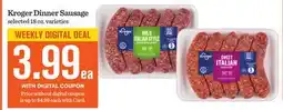Mariano's Kroger Dinner Sausage offer