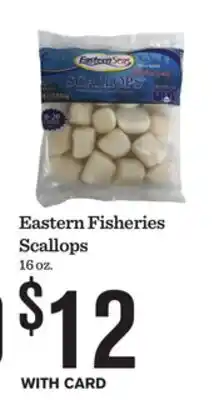 Mariano's Eastern Fisheries Scallops offer