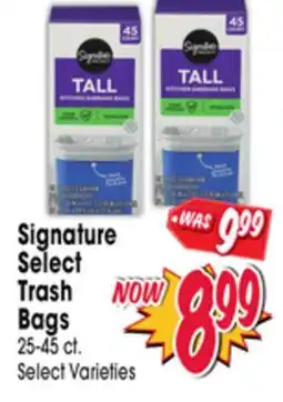 Jewel-Osco Signature Select Trash Bags offer