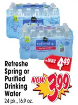 Jewel-Osco Refreshe Spring or Purified Drinking Water offer