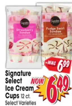 Jewel-Osco Signature Select Ice Cream Cups offer
