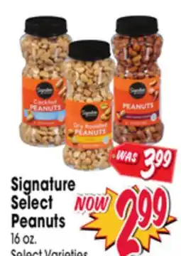 Jewel-Osco Signature Select Peanuts offer