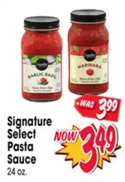 Jewel-Osco Signature Select Pasta Sauce offer