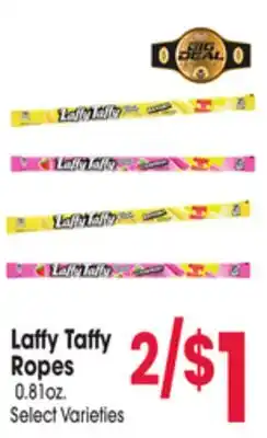 Jewel-Osco Laffy Taffy Ropes offer