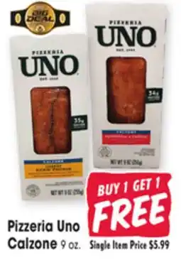 Jewel-Osco Pizzeria Uno Calzone offer