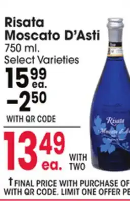 Jewel-Osco Risata Moscato D'Asti offer