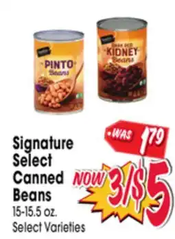 Jewel-Osco Signature Select Canned Beans offer