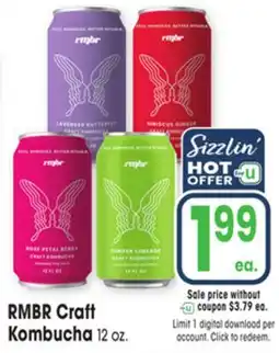 Jewel-Osco RMBR Craft Kombucha offer