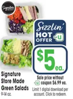 Jewel-Osco Signature Store Green Salads offer