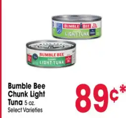 Jewel-Osco Bumble Bee Chunk Light Tuna offer