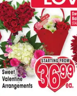 Jewel-Osco Sweet Valentine Arrangements offer