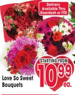 Jewel-Osco Love So Sweet Bouquets offer