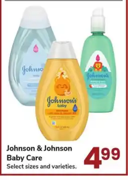 Jewel-Osco Johnson & Johnson Baby Care offer