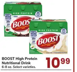 Jewel-Osco BOOST High Protein Nutritional Drink offer