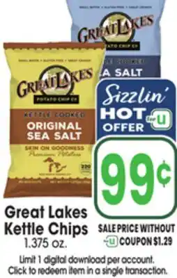 Jewel-Osco Great Lakes Kettle Chips offer
